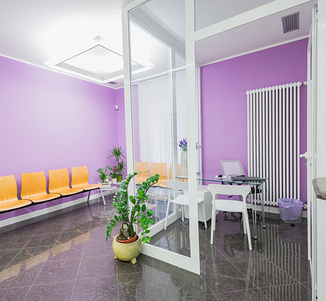 Sala di attesa - Studio dentistico Nicosia Palermo